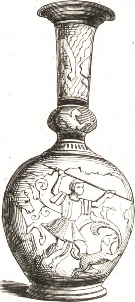 An illustration from Der Stil in den technischen und tektonischen Künsten, oder, Praktische Aesthetik : ein Handbuch für Techniker, Künstler und Kunstfreunde, 1860, leaf 78