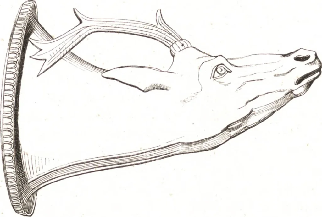An illustration from Der Stil in den technischen und tektonischen Künsten, oder, Praktische Aesthetik : ein Handbuch für Techniker, Künstler und Kunstfreunde, 1860, leaf 80