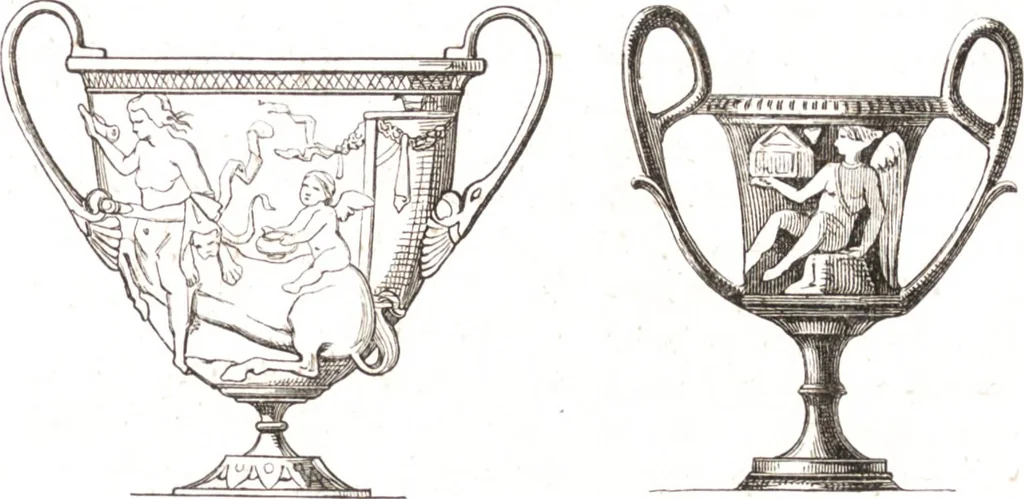 An illustration from Der Stil in den technischen und tektonischen Künsten, oder, Praktische Aesthetik : ein Handbuch für Techniker, Künstler und Kunstfreunde, 1860, leaf 84