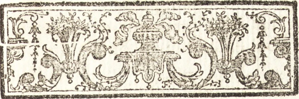 An illustration from Catalogue des tableaux & desseins precieux des maîtres célebres des trois ecoles, figures de marbres, de bronze & de terre cuite, estampes en feuilles & autres objets du cabinet de feu M. Randon de Boisset, receveur général des finances, 1777, leaf 606