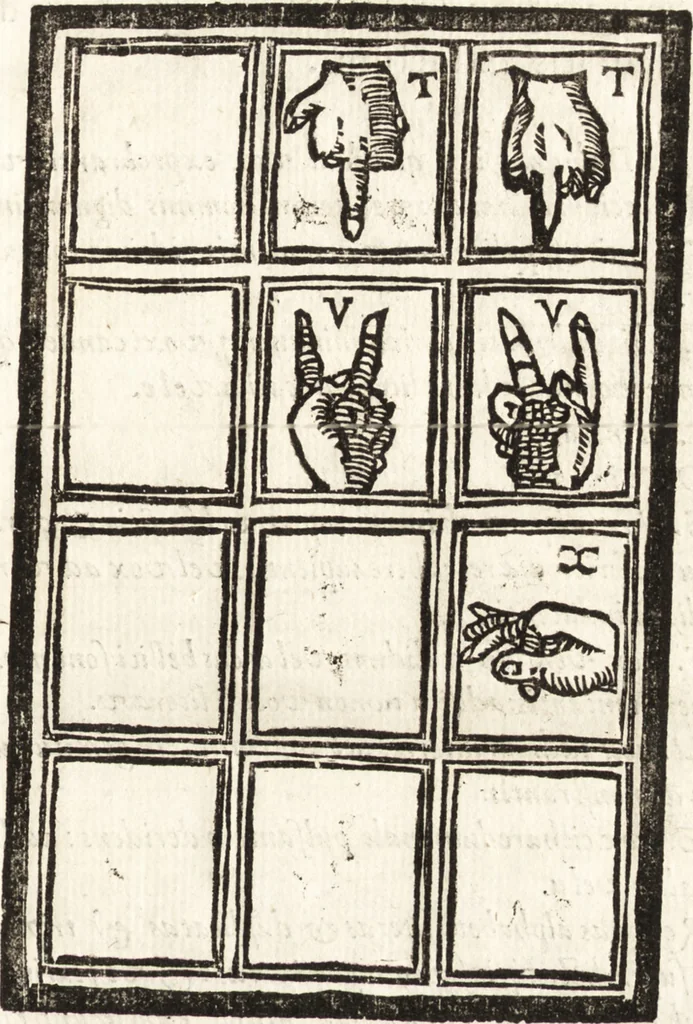 An illustration from Thesavrvs artificiosae memoriae : concionatoribus, philosophis, medicis, iuristis, oratoribus, procuratoribus, caeterisq; bonarum litterarum amatoribus, negociatoribus insuper alijsq; similibus, tenacem ac firmam rerum memoriam cupientibus, perutilis : ac omnes sui amatores & possessores valde locupletans, insimulq; decorant : cum rerum c[ae]lestium atq; terrestrium tenax, ac tutum scrinium esse possit, 1579, leaf 252