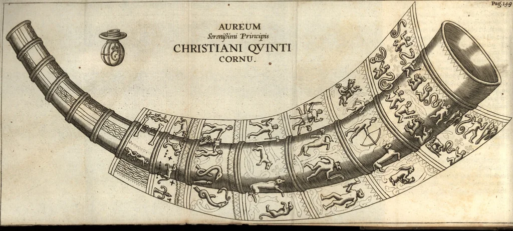 An illustration from Thomae Bartholini De unicornu observationes novae : secunda editione auctiores & emendatiores editae a filio Casparo Bartholino, 1678, leaf 169
