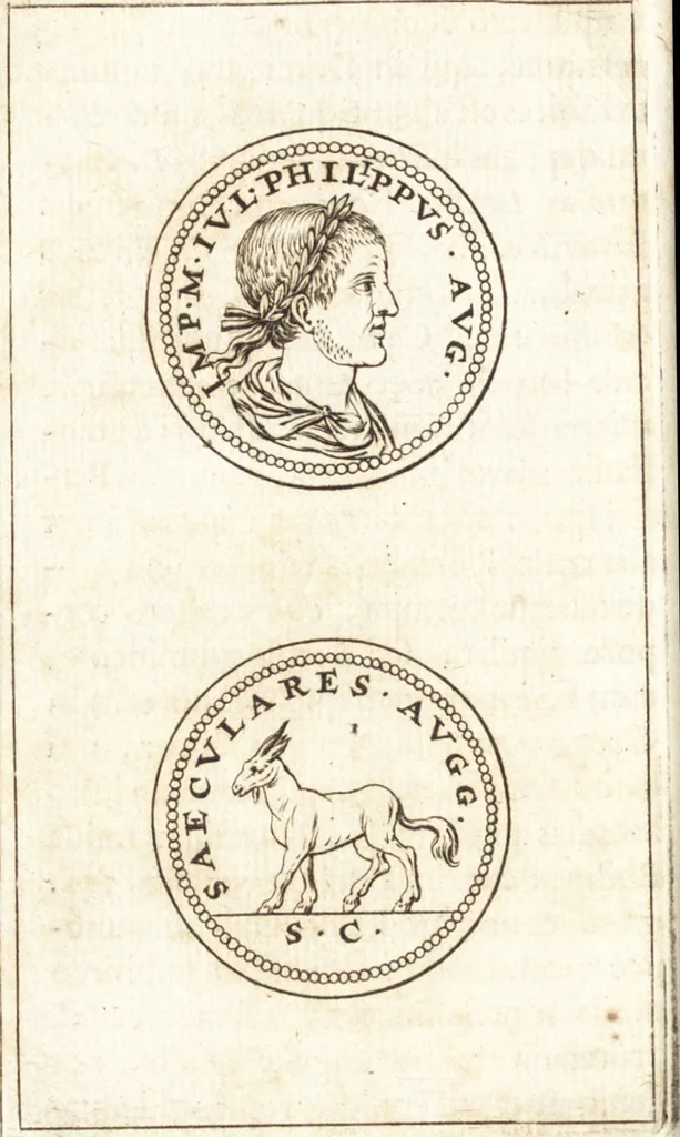 An illustration from Thomae Bartholini De unicornu observationes novae : secunda editione auctiores & emendatiores editae a filio Casparo Bartholino, 1678, leaf 257