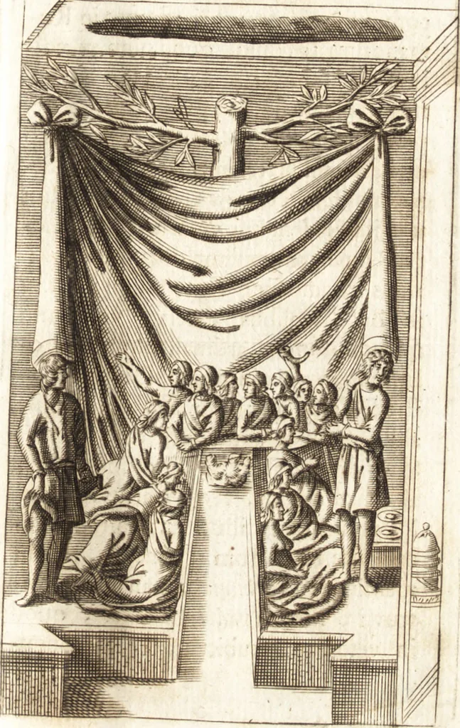 An illustration from Thomae Bartholini De unicornu observationes novae : secunda editione auctiores & emendatiores editae a filio Casparo Bartholino, 1678, leaf 330