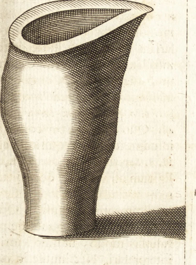 An illustration from Thomae Bartholini De unicornu observationes novae : secunda editione auctiores & emendatiores editae a filio Casparo Bartholino, 1678, leaf 352
