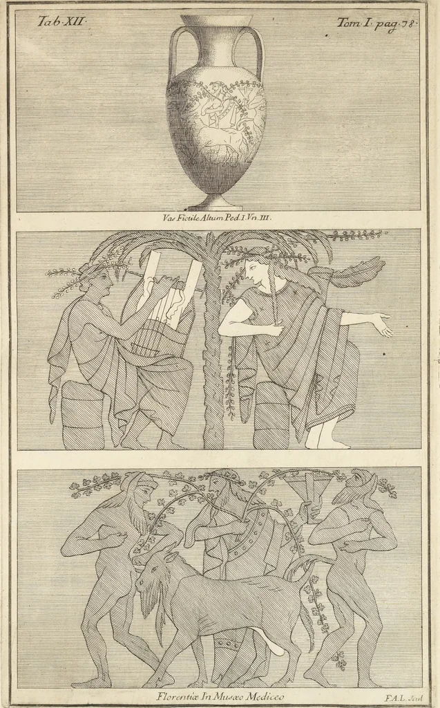 An illustration from Thomae Dempsteri a muresk Scoti pandectarum in Pisano Lyceo professoris ordinarii De Etruria regali libri septem : opus postumum in duas partes divisum, 1723, leaf 150
