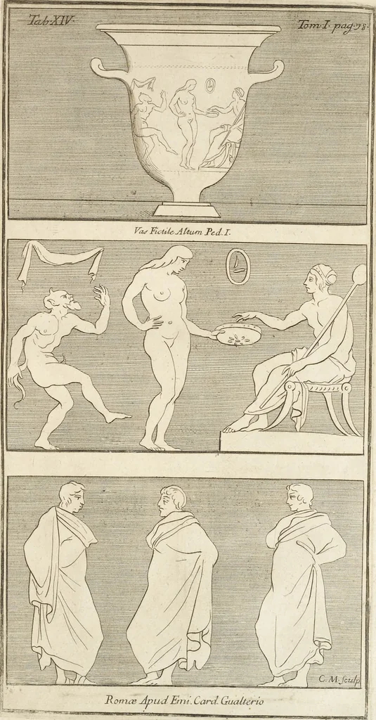 An illustration from Thomae Dempsteri a muresk Scoti pandectarum in Pisano Lyceo professoris ordinarii De Etruria regali libri septem : opus postumum in duas partes divisum, 1723, leaf 154