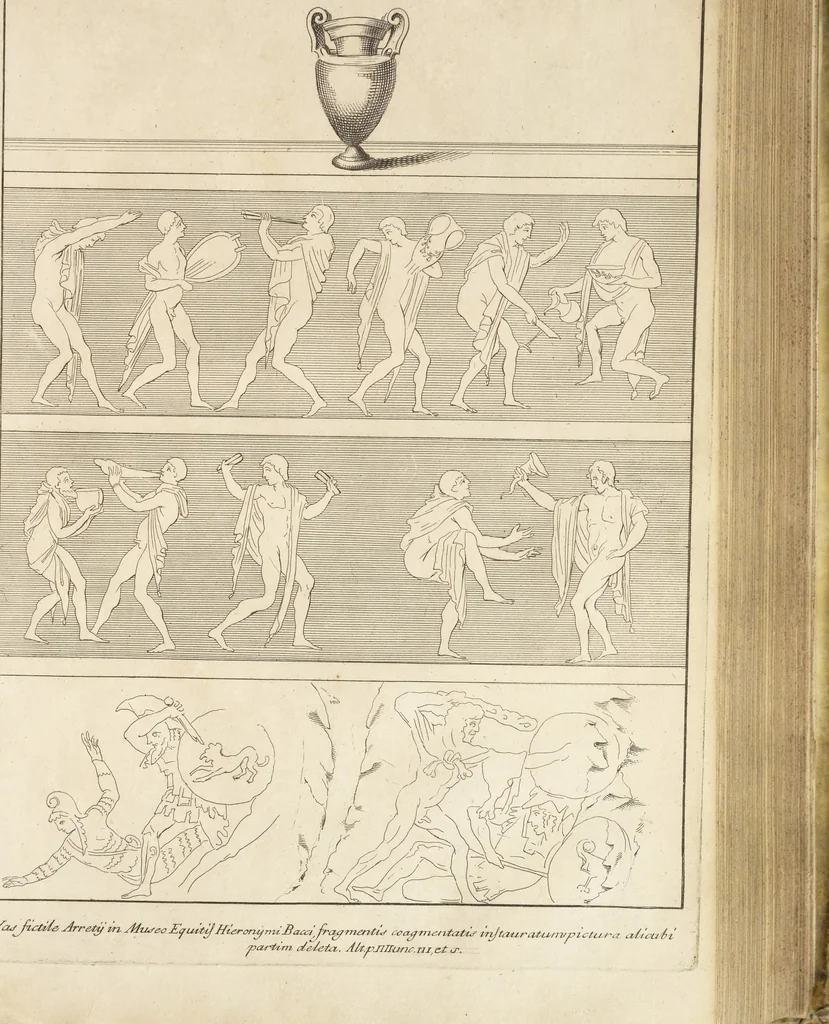 An illustration from Thomae Dempsteri a muresk Scoti pandectarum in Pisano Lyceo professoris ordinarii De Etruria regali libri septem : opus postumum in duas partes divisum, 1723, leaf 164