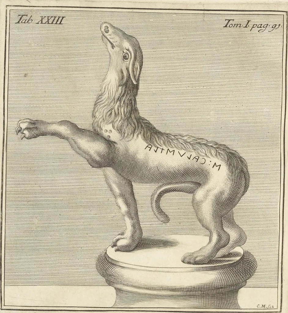 An illustration from Thomae Dempsteri a muresk Scoti pandectarum in Pisano Lyceo professoris ordinarii De Etruria regali libri septem : opus postumum in duas partes divisum, 1723, leaf 205