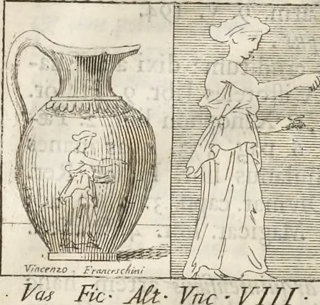 An illustration from Thomae Dempsteri a muresk Scoti pandectarum in Pisano Lyceo professoris ordinarii De Etruria regali libri septem : opus postumum in duas partes divisum, 1723, leaf 356