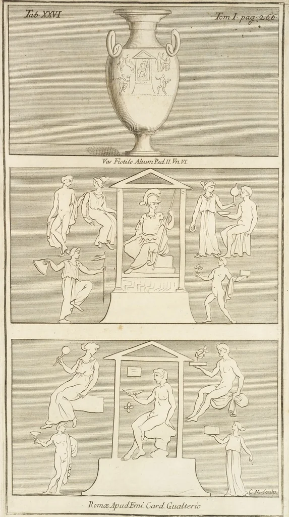 An illustration from Thomae Dempsteri a muresk Scoti pandectarum in Pisano Lyceo professoris ordinarii De Etruria regali libri septem : opus postumum in duas partes divisum, 1723, leaf 386