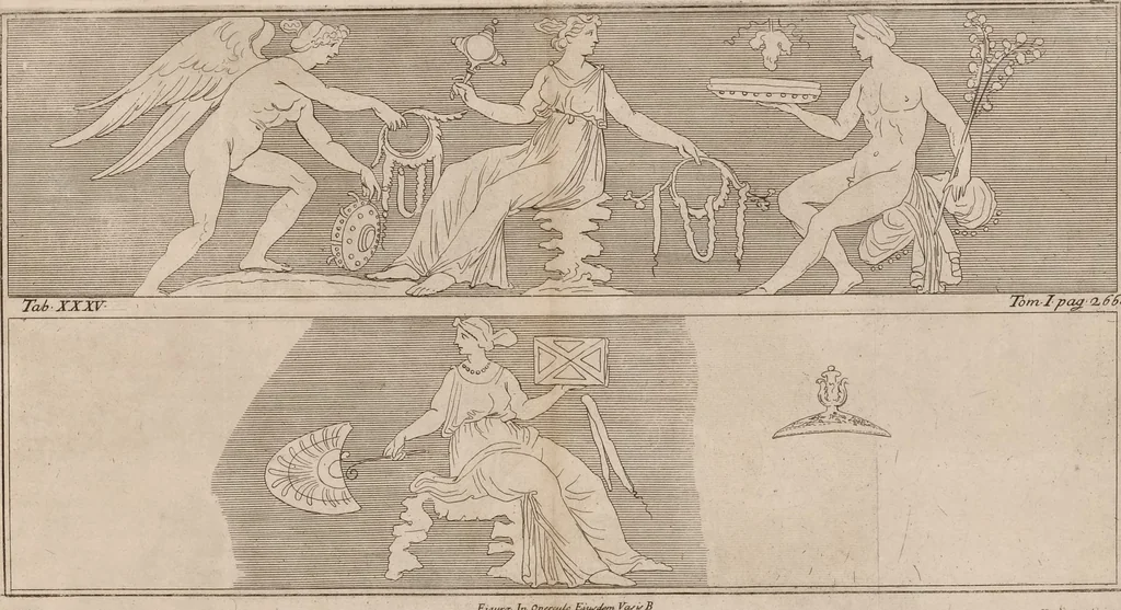An illustration from Thomae Dempsteri a muresk Scoti pandectarum in Pisano Lyceo professoris ordinarii De Etruria regali libri septem : opus postumum in duas partes divisum, 1723, leaf 404