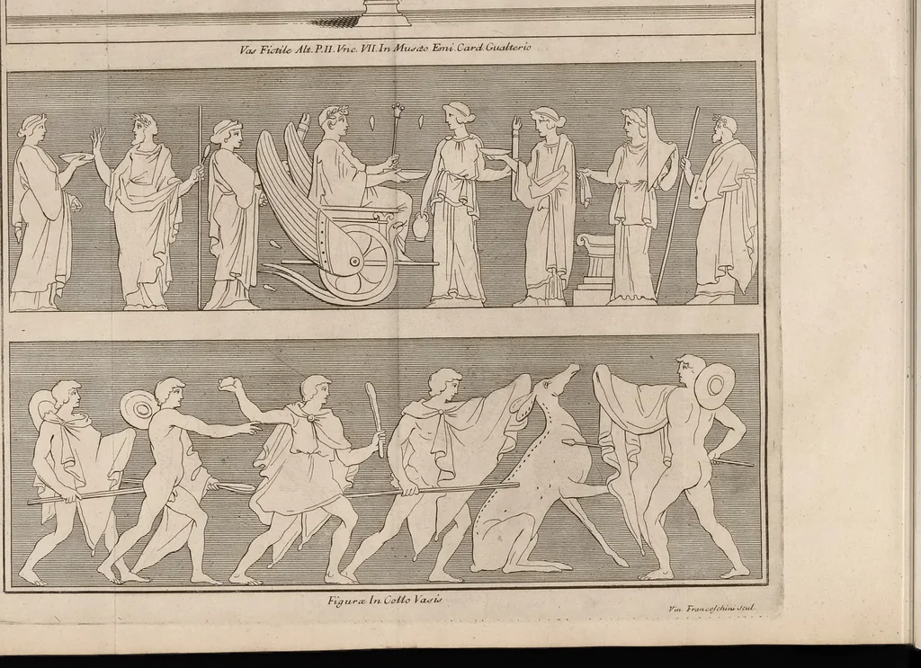 An illustration from Thomae Dempsteri a muresk Scoti pandectarum in Pisano Lyceo professoris ordinarii De Etruria regali libri septem : opus postumum in duas partes divisum, 1723, leaf 493