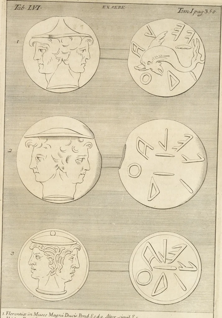 An illustration from Thomae Dempsteri a muresk Scoti pandectarum in Pisano Lyceo professoris ordinarii De Etruria regali libri septem : opus postumum in duas partes divisum, 1723, leaf 530