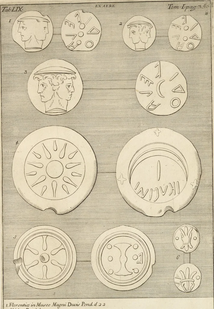 An illustration from Thomae Dempsteri a muresk Scoti pandectarum in Pisano Lyceo professoris ordinarii De Etruria regali libri septem : opus postumum in duas partes divisum, 1723, leaf 536