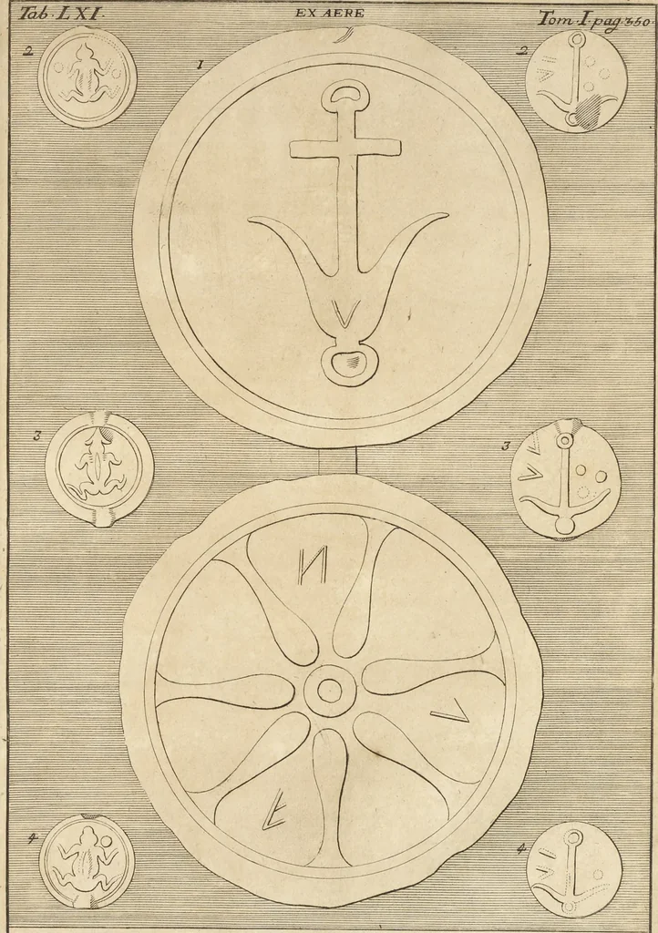 An illustration from Thomae Dempsteri a muresk Scoti pandectarum in Pisano Lyceo professoris ordinarii De Etruria regali libri septem : opus postumum in duas partes divisum, 1723, leaf 540