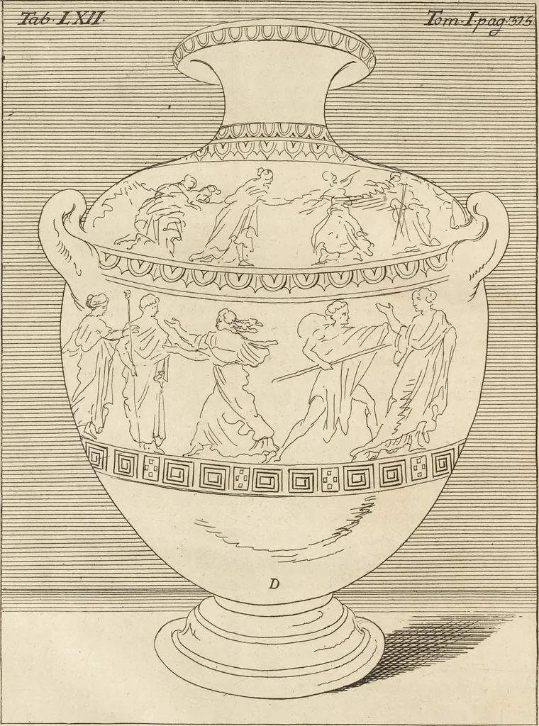 An illustration from Thomae Dempsteri a muresk Scoti pandectarum in Pisano Lyceo professoris ordinarii De Etruria regali libri septem : opus postumum in duas partes divisum, 1723, leaf 567