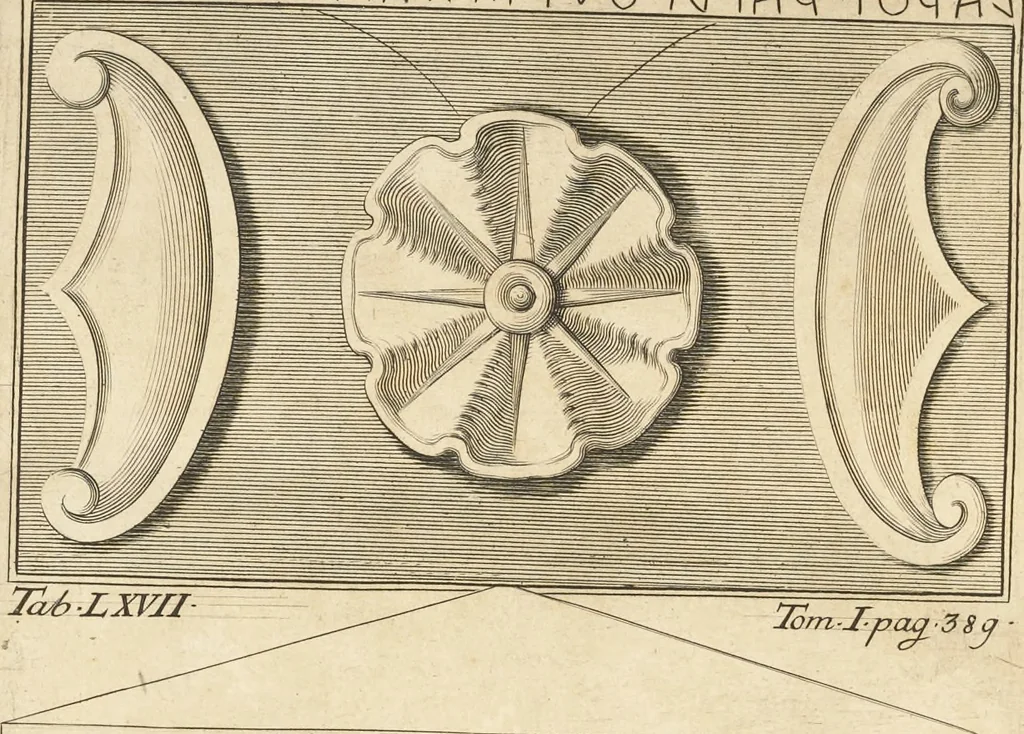 An illustration from Thomae Dempsteri a muresk Scoti pandectarum in Pisano Lyceo professoris ordinarii De Etruria regali libri septem : opus postumum in duas partes divisum, 1723, leaf 593
