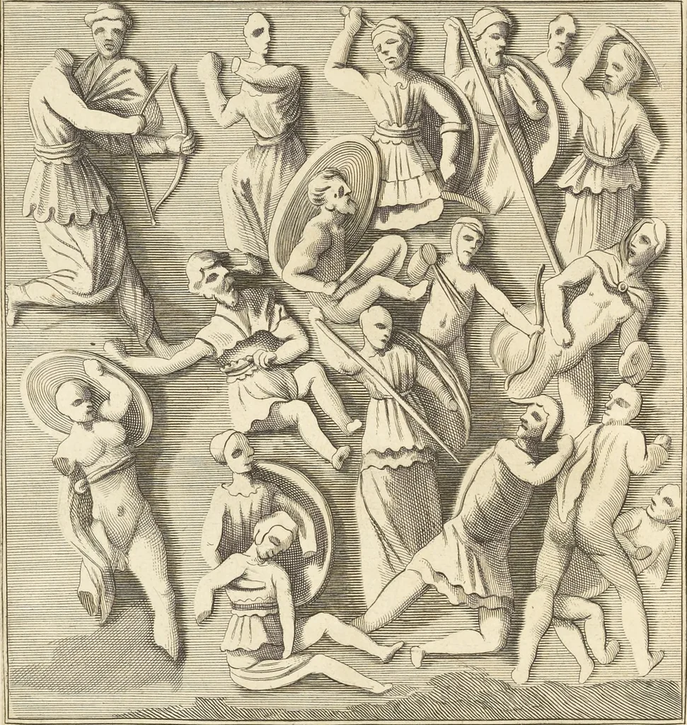 An illustration from Thomae Dempsteri a muresk Scoti pandectarum in Pisano Lyceo professoris ordinarii De Etruria regali libri septem : opus postumum in duas partes divisum, 1723, leaf 599