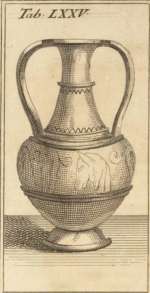 An illustration from Thomae Dempsteri a muresk Scoti pandectarum in Pisano Lyceo professoris ordinarii De Etruria regali libri septem : opus postumum in duas partes divisum, 1723, leaf 648