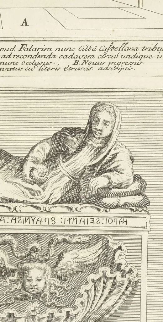 An illustration from Thomae Dempsteri a muresk Scoti pandectarum in Pisano Lyceo professoris ordinarii De Etruria regali libri septem : opus postumum in duas partes divisum, 1723, leaf 720