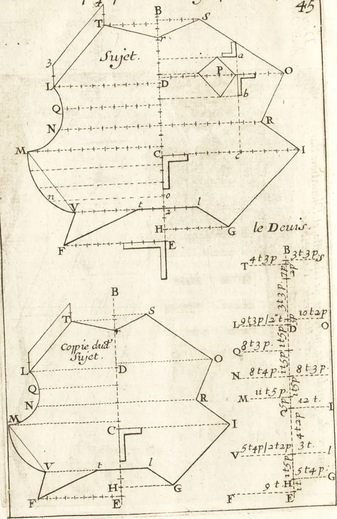 An illustration from Traité des pratiques geometrales et perspectives : enseignées dans l'Academie royale de la peinture et sculpture, 1665, leaf 161