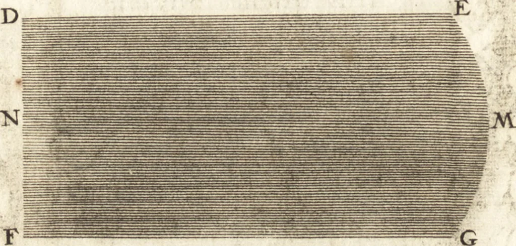 An illustration from Traité des pratiques geometrales et perspectives : enseignées dans l'Academie royale de la peinture et sculpture, 1665, leaf 73