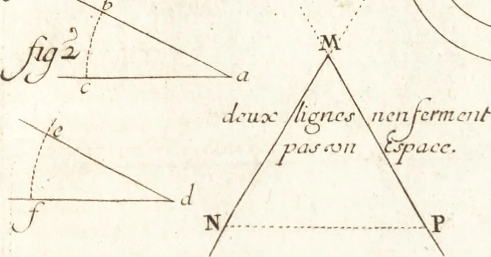 An illustration from Traité des pratiques geometrales et perspectives : enseignées dans l'Academie royale de la peinture et sculpture, 1665, leaf 84