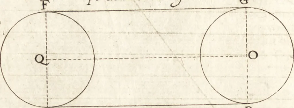 An illustration from Traité des pratiques geometrales et perspectives : enseignées dans l'Academie royale de la peinture et sculpture, 1665, leaf 93
