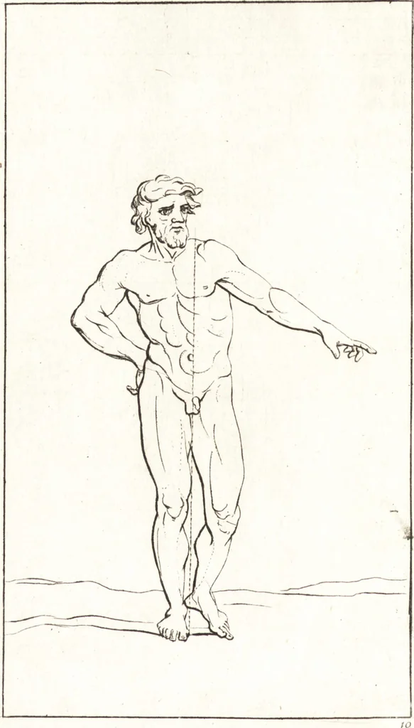 An illustration from A treatise of painting, 1721, leaf 153