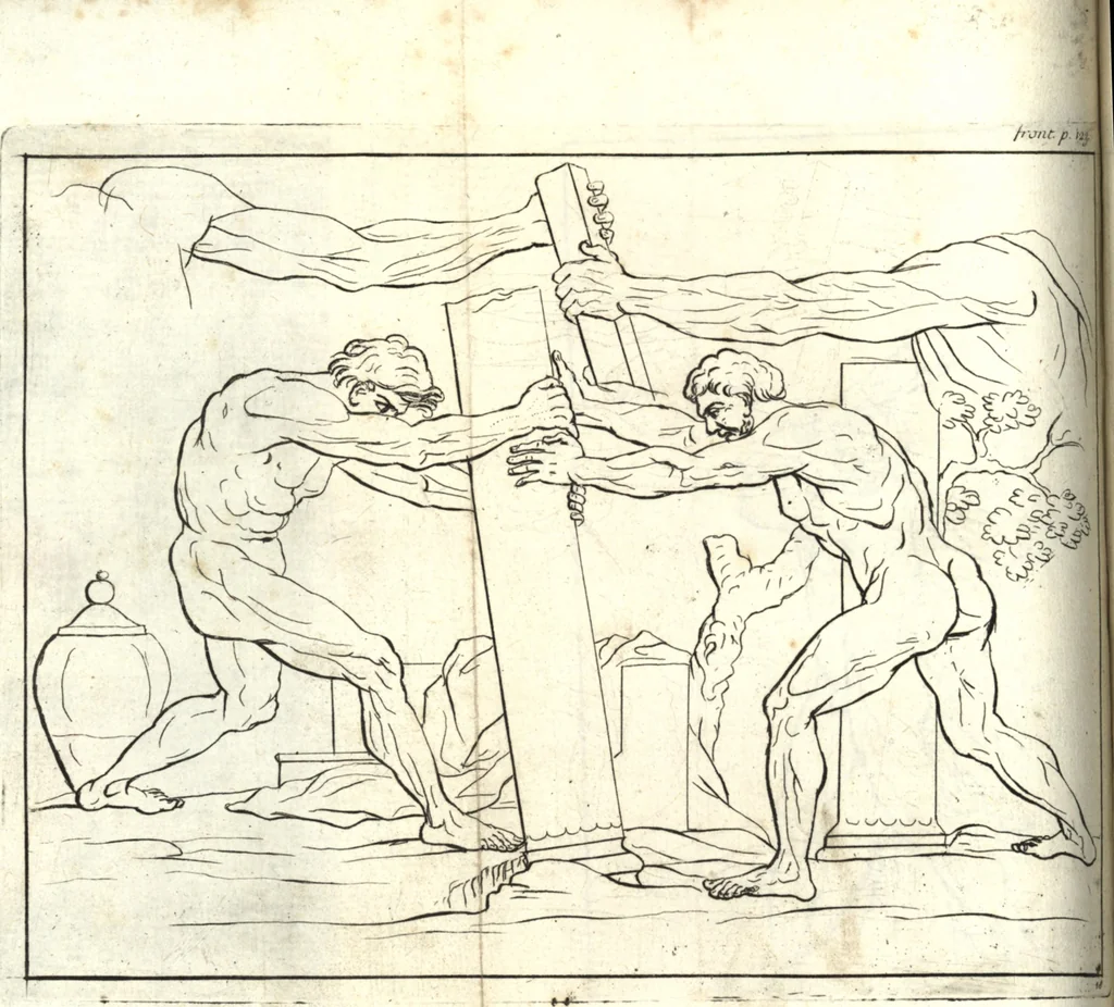 An illustration from A treatise of painting, 1721, leaf 179