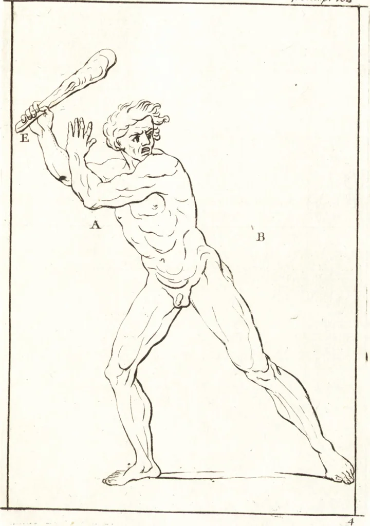 An illustration from A treatise of painting, 1721, leaf 136