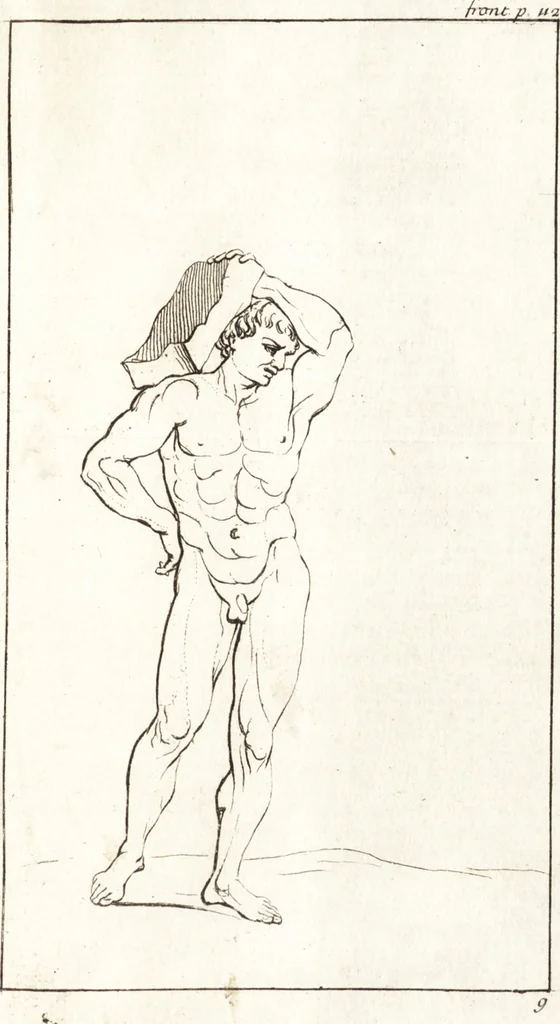 An illustration from A treatise of painting, 1721, leaf 154
