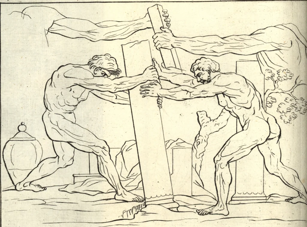 An illustration from A treatise of painting, 1721, leaf 181