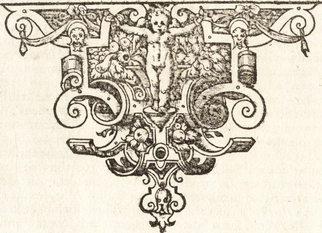 An illustration from Tychonis Brahe Astronomiae instauratae mechanica, 1602, leaf 13