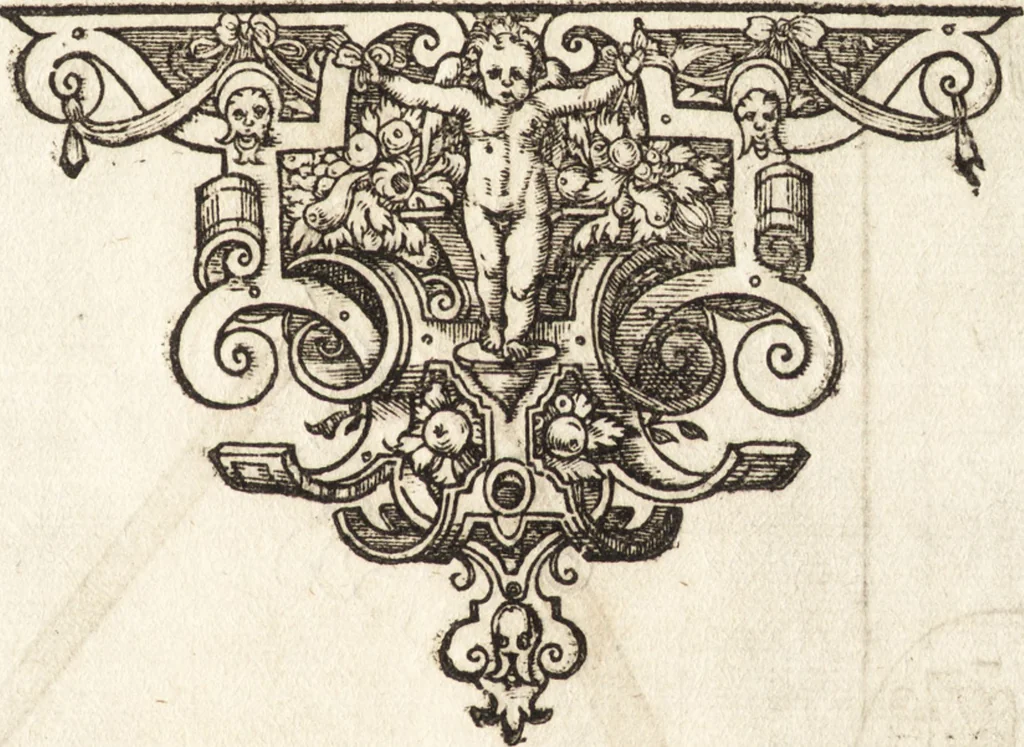 An illustration from Tychonis Brahe Astronomiae instauratae mechanica, 1602, leaf 34