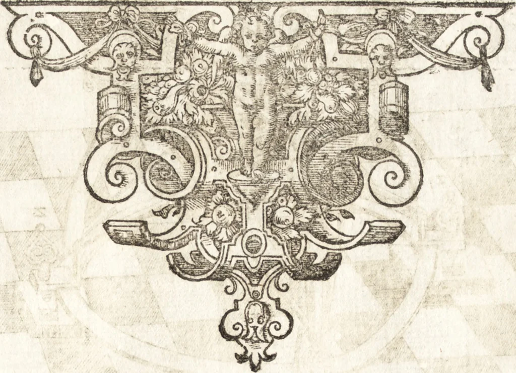 An illustration from Tychonis Brahe Astronomiae instauratae mechanica, 1602, leaf 46