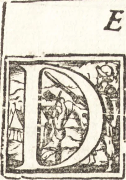 An illustration from Tychonis Brahe Astronomiae instauratae mechanica, 1602, leaf 54