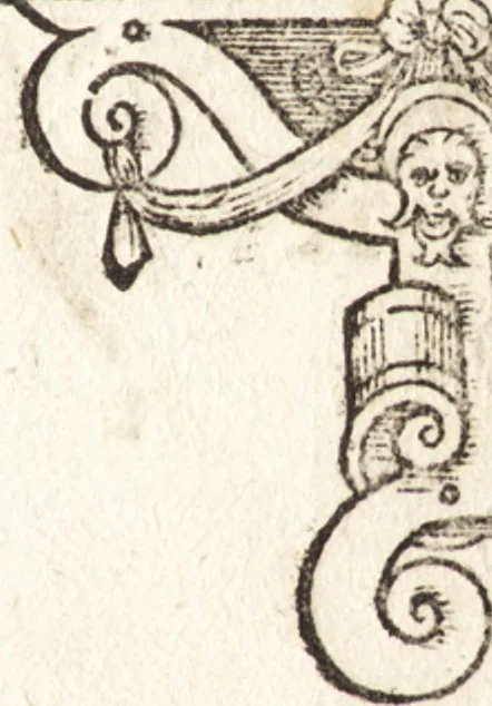 An illustration from Tychonis Brahe Astronomiae instauratae mechanica, 1602, leaf 58