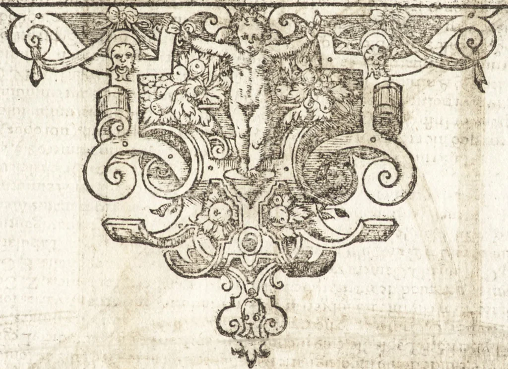 An illustration from Tychonis Brahe Astronomiae instauratae mechanica, 1602, leaf 70