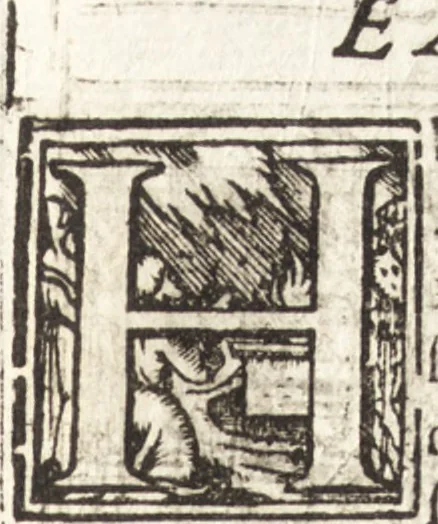 An illustration from Tychonis Brahe Astronomiae instauratae mechanica, 1602, leaf 72