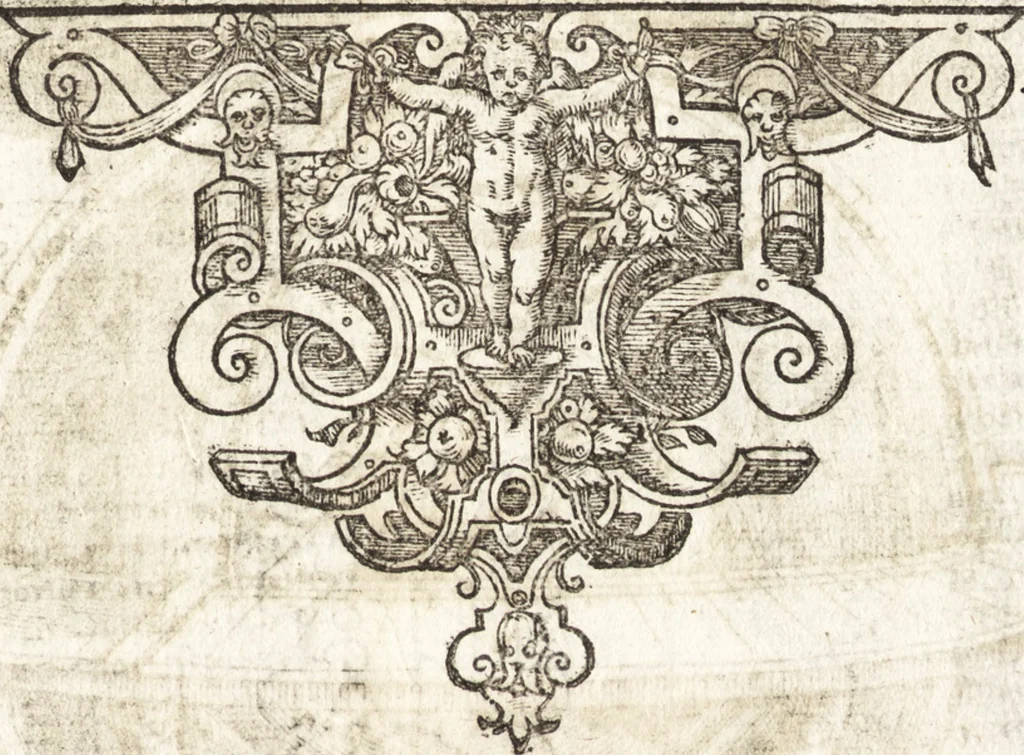 An illustration from Tychonis Brahe Astronomiae instauratae mechanica, 1602, leaf 78