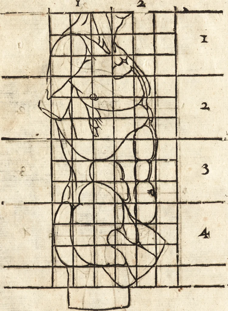 An illustration from Varia conmensuracion para le escultura y arquitectura, 1675, leaf 101