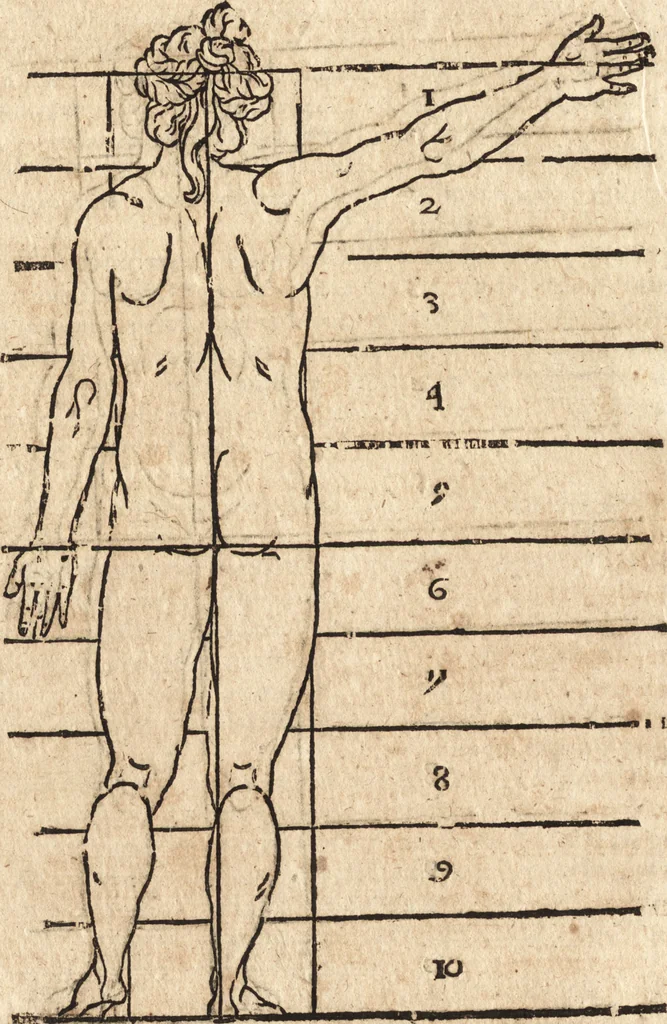 An illustration from Varia conmensuracion para le escultura y arquitectura, 1675, leaf 163