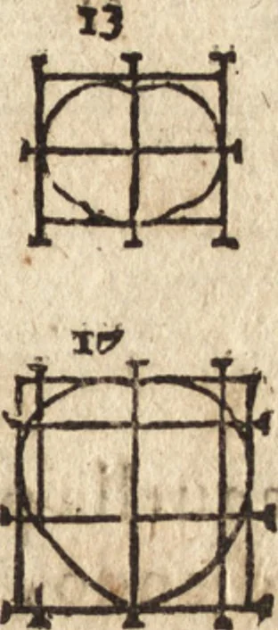 An illustration from Varia conmensuracion para le escultura y arquitectura, 1675, leaf 172