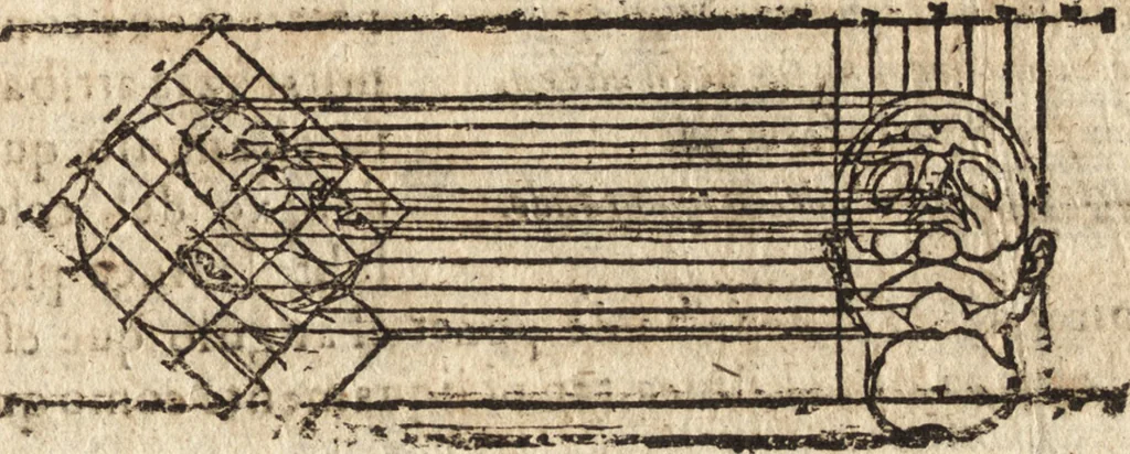 An illustration from Varia conmensuracion para le escultura y arquitectura, 1675, leaf 174