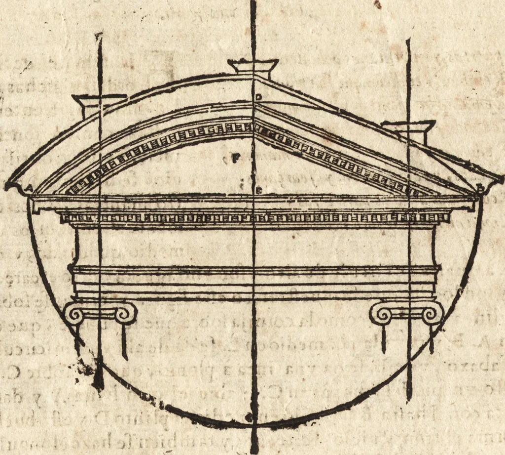 An illustration from Varia conmensuracion para le escultura y arquitectura, 1675, leaf 257