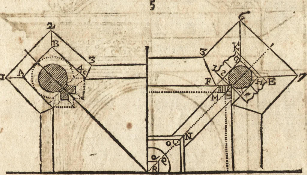 An illustration from Varia conmensuracion para le escultura y arquitectura, 1675, leaf 262