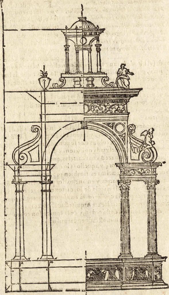 An illustration from Varia conmensuracion para le escultura y arquitectura, 1675, leaf 265