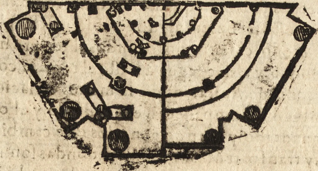 An illustration from Varia conmensuracion para le escultura y arquitectura, 1675, leaf 287